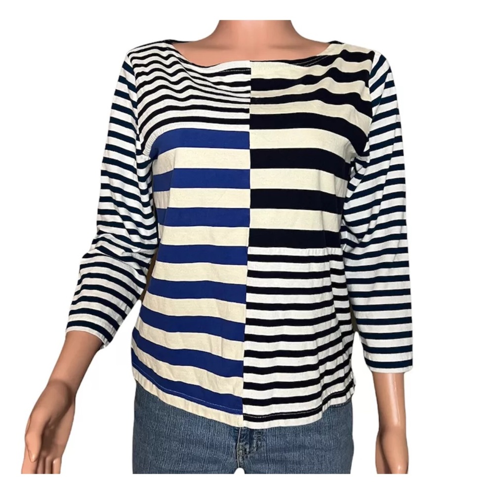 J Crew stripe top XL